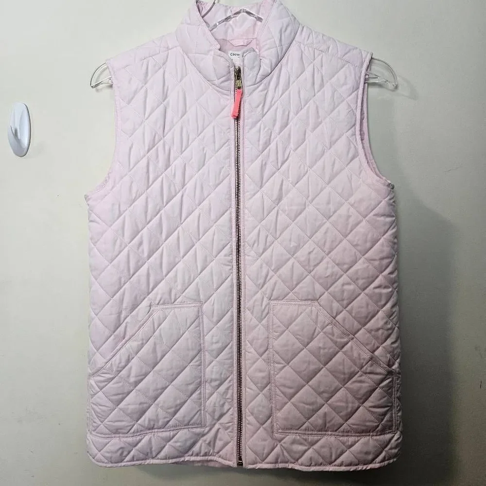 Crewcuts Girls' Quilted Vest Light Pink Girls 16